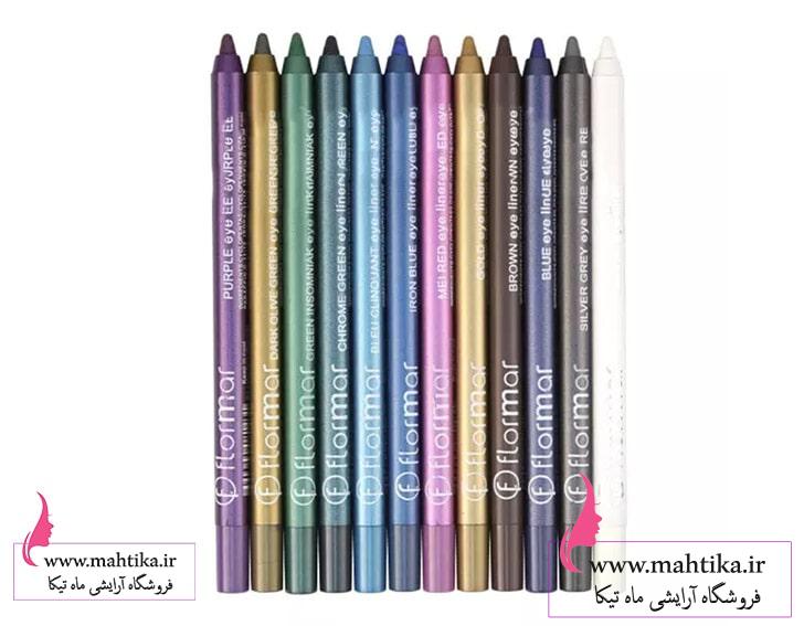 flormar خرید عمده سرمه مدادی رنگی فلورمار