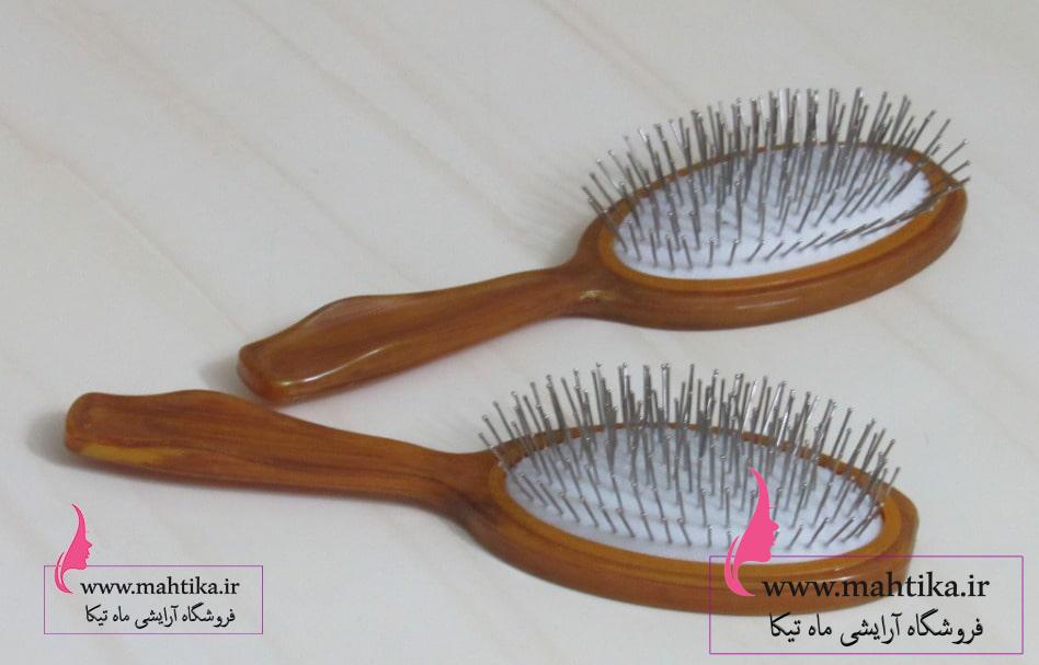 hairbrush برس طرح چوب | آرایشی عمده