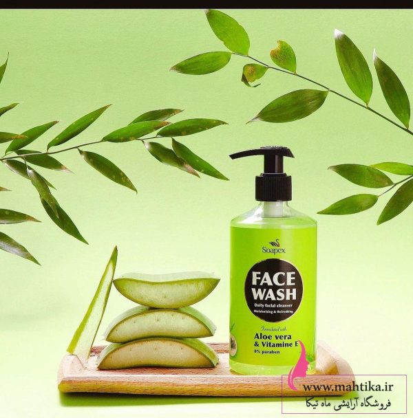 ژل شستشوی صورت سوپکس سبز ژل شستشوی صورت سوپکس سبز آلوورا