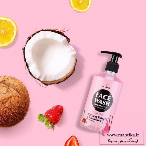 ژل شستشوی صورت سوپکس صورتی ژل شستشوی صورت سوپکس صورتی نارگیلی