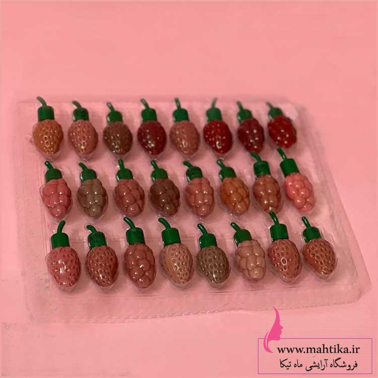 رژ-مایع-میوه-ای رژ لب مایع فانتزی توت فرنگی