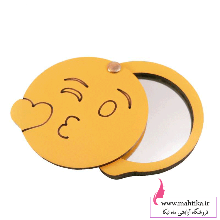 چوبی آینه آرایشی دخترانه | خرید عمده آرایشی وب سایت ماهتیکا