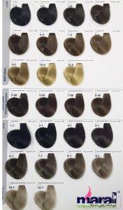 خرید عمده رنگ مو مارال | آرایشی عمده ماه تیکا