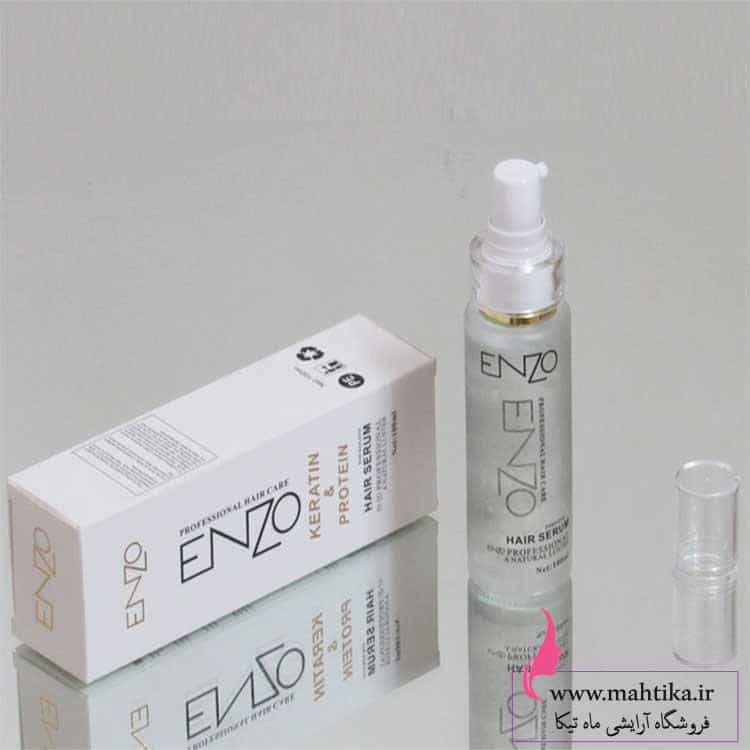 سرم-مو-ENZO سرم مو حاوی کراتین و پروتئین ENZO، پخش عمده آرایشی - Image 1