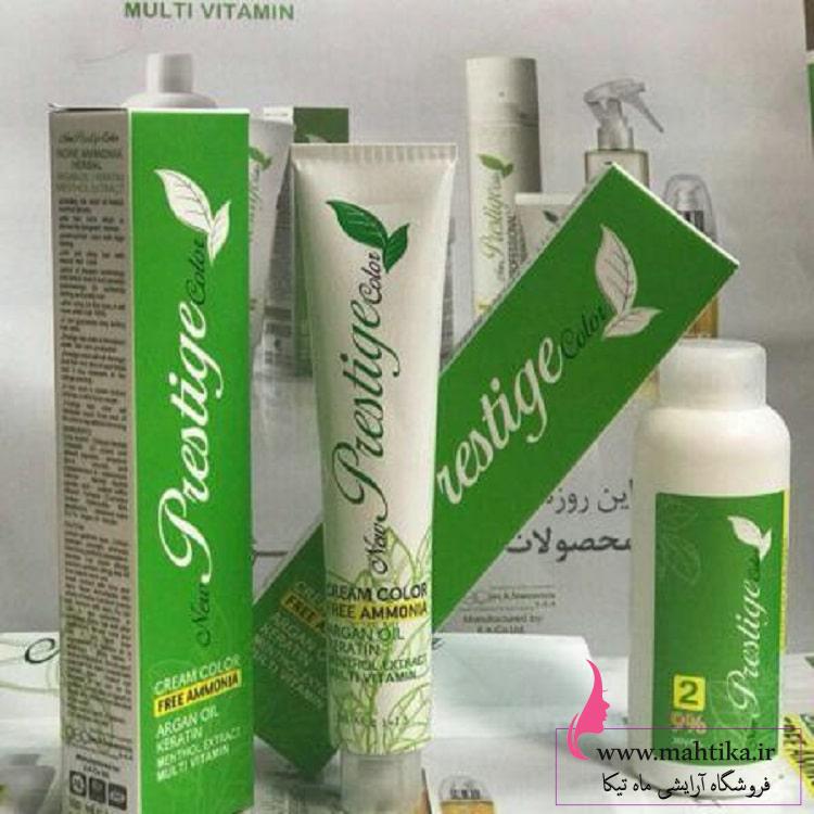 رنگ مو بدون آمونیاک پرستیژ فروش عمده رنگ مو بدون آمونیاک پرستیژ