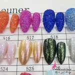 ناخن مصنوعی اکلیلی رنگی، عمده فروشی ناخن مصنوعی