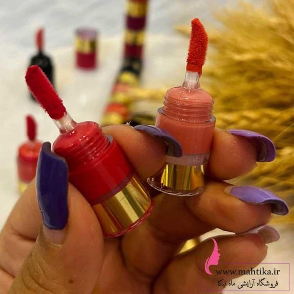 رژ-5طبقه-اورجینال رژ مایع ۵ طبقه، آرایشی عمده و ارزان گناوه