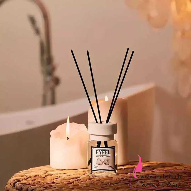 ایفل-120 پخش عمده خوشبو کننده ایفل 120میل رایحه ( گل پنبه ) Coton