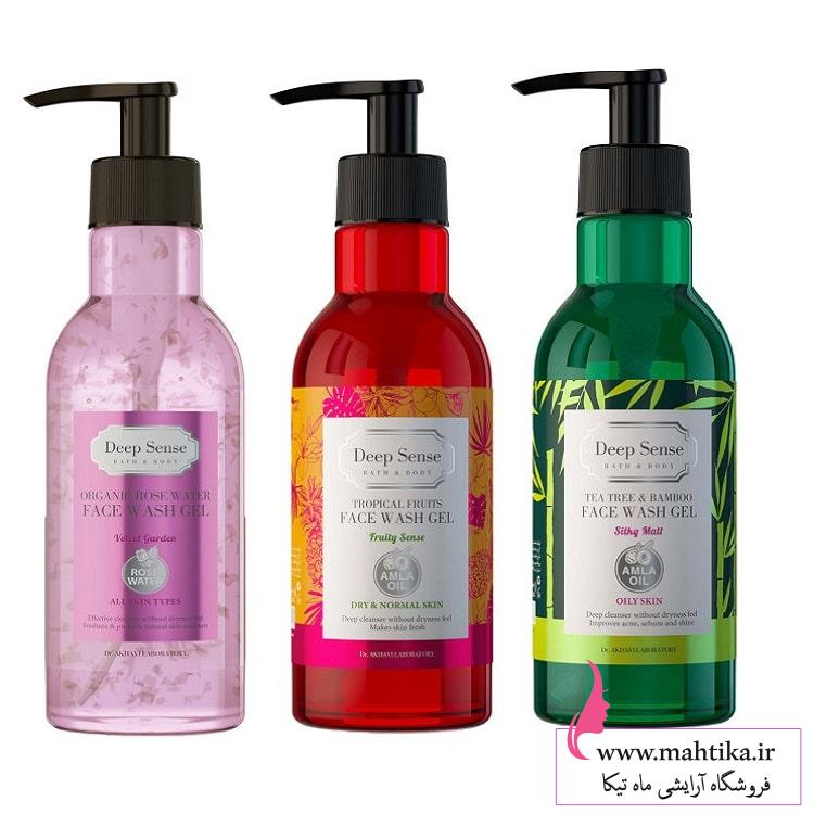 ژل شستشوی صورت دیپ سنس ژل شستشوی صورت دیپ سنس