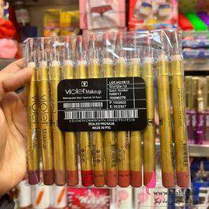 فروش عمده رژ مدادی ضد آب violet