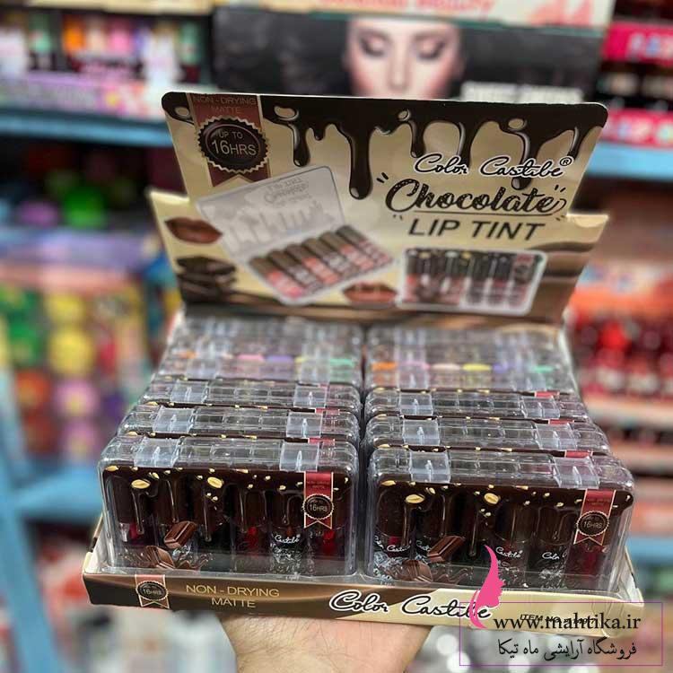 تینت-شکلات-اصل آرایشی فانتزی عمده، رژ مایع شکلاتی yz