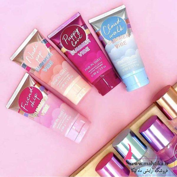 لوسیون بدن میوه ای پینک مدل تابستان