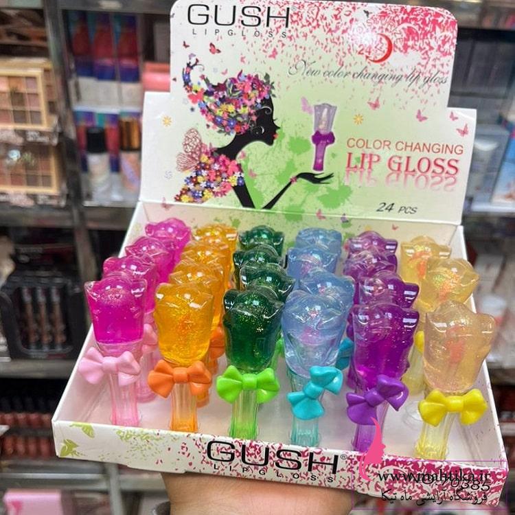 آرایشی عمده، لیپ گلس 24ساعته gush پاپیون | عمده آرایشی آرایشی عمده، لیپ گلس 24ساعته gush پاپیون | عمده آرایشی