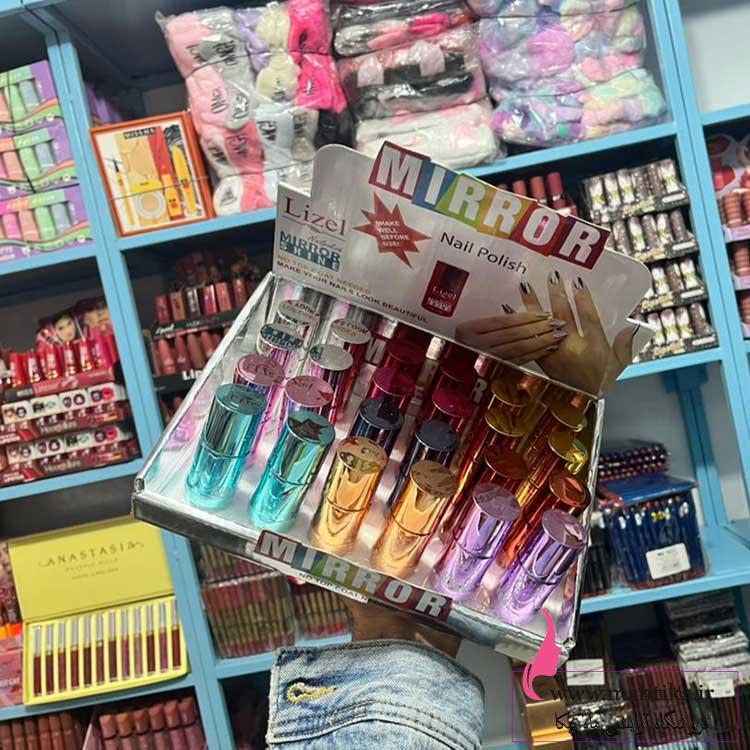 لیزل-اینه-ای-ییی قیمت عمده لاک آینه ای برند لیزل | آرایشی عمده