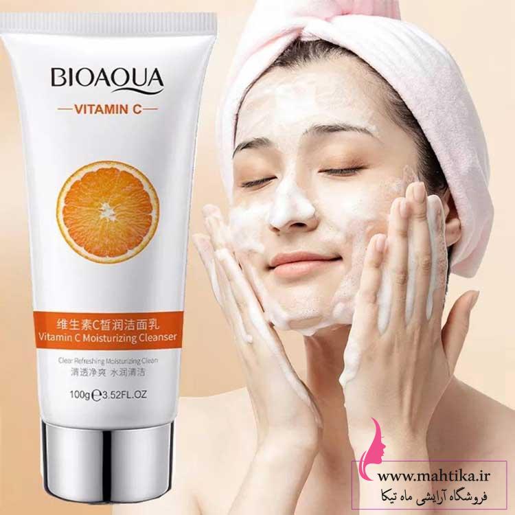 لوازم آرایشی فانتزی، نمایندگی بیوآکوا | فوم شستشو ویتامین لوازم آرایشی فانتزی، نمایندگی بیوآکوا | فوم شستشو ویتامین