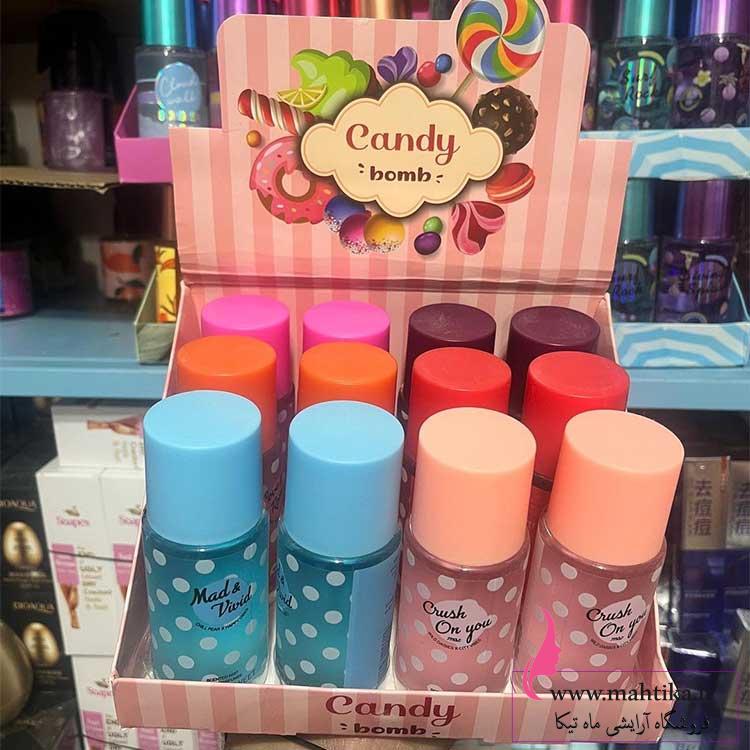 خوشبوترین بادی اسپلش زنانه CANDY BOMB خالدار خوشبوترین بادی اسپلش زنانه CANDY BOMB خالدار