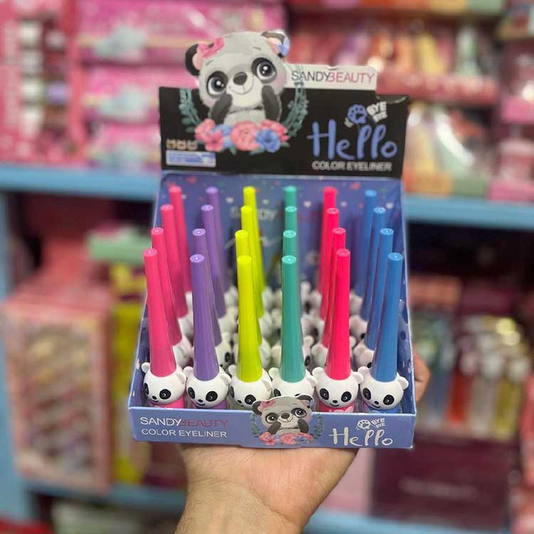 رنگی آرایشی عمده بانه| خط چشم رنگی خرسی