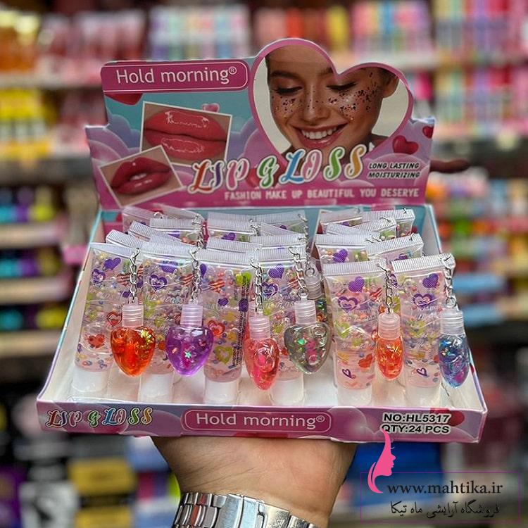 پخش عمده آرایشی فانتزی لیپ گلس حرارتی آویز دار پخش عمده آرایشی فانتزی لیپ گلس حرارتی آویز دار