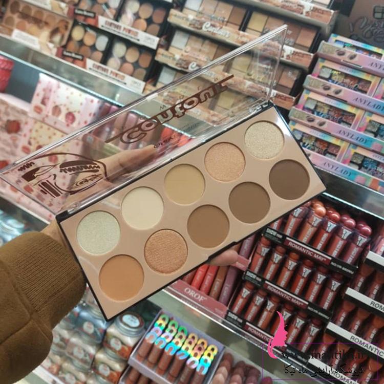 پالت کانتور عمده ۱۰ رنگ شاین مات پالت کانتور عمده ۱۰ رنگ شاین مات