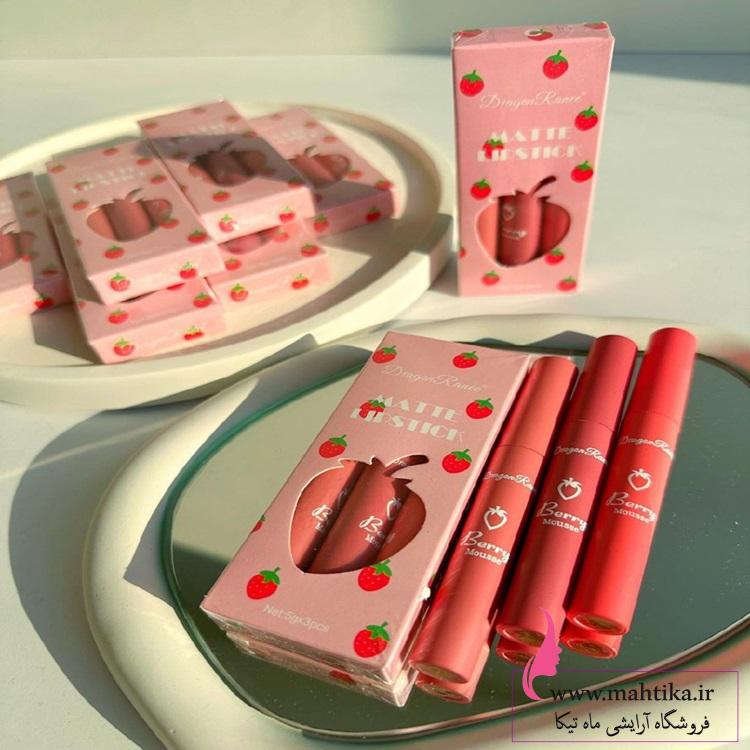 رژ مایع مات توت فرنگی عمده دراگون فانتزی رژ مایع مات توت فرنگی عمده دراگون فانتزی