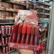 قیکت خرید عمده رژ لب مایع مات OROFاماراتی