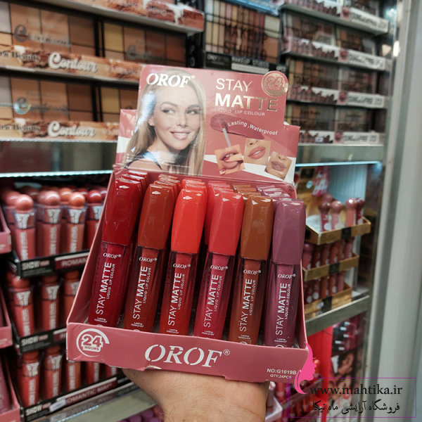 قیکت خرید عمده رژ لب مایع مات OROFاماراتی - Image 1