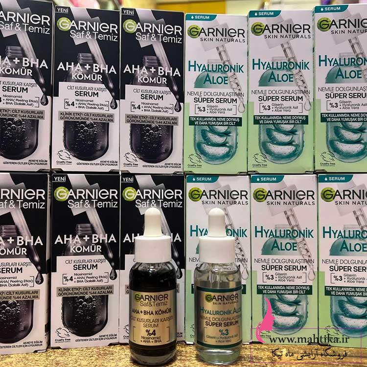 سرم-ذغال فروش عمده محصولات گارنیر |سرم ذغال و هیالورونیک گارنیه