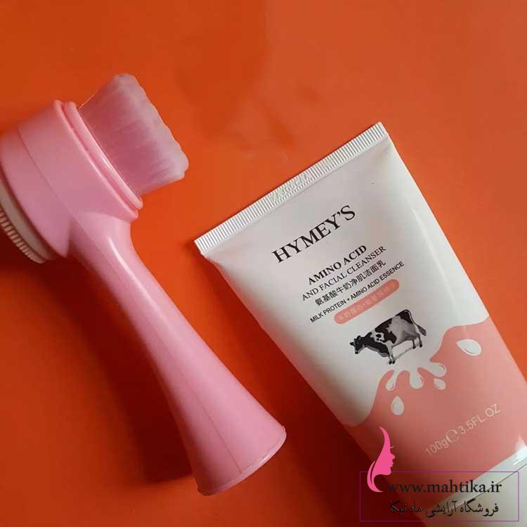 شیر-گاو پاک کننده صورت حاوی آمینو اسیدبرند HYMES