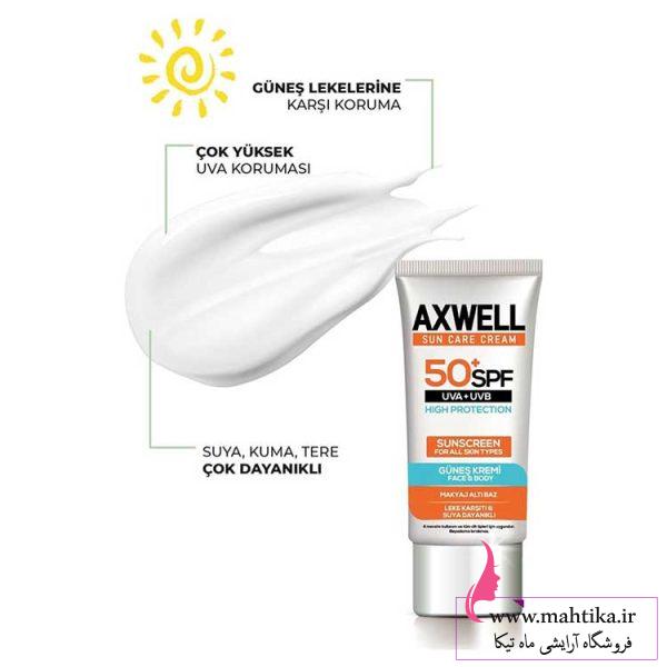 ضد-آفتاب-اکسول قیمت عمده ضد آفتاب اکسول ترکیه axwell