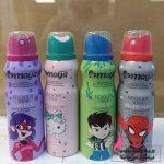 قیمت عمده اسپری بچه گانه پسرانه و دخترانه