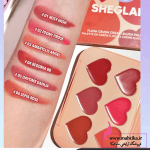 رژپالتی و رژ گونه شش رنگ شیگلم