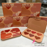 رژپالتی و رژ گونه شش رنگ شیگلم