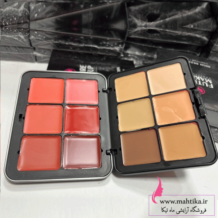 رژ-گونهههه پالت رژگونه و کانتور فیوچر میکاپ |آرایشی اورجینال