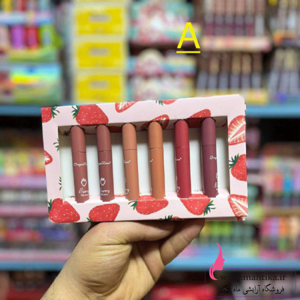 پک پک رژ لب فانتزی دراگون توت فرنگی - Image 3