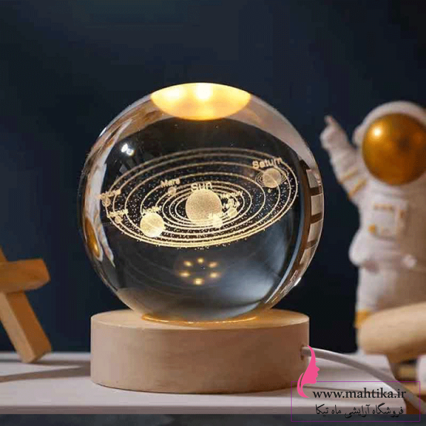 گوی فروش عمده گوی کریستالی سه بعدی و چراغ دار