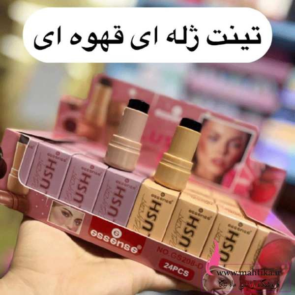 ژله-قهوه تینت ژله ای قهوه ای نسل جدید تینت لب و گونه