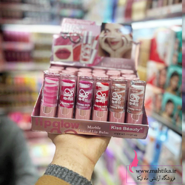 لیپ گلاس و رژ خیس بستنی کیس بیوتی Kiss Beauty