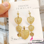 اکسسوری عمده ارزان نیم ست طلا