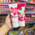 نمک بدن سادور رایحه شیر توت فرنگی و شیر هندوانه