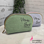 کیف آرایشی ویکتوریا پارچه مخملی
