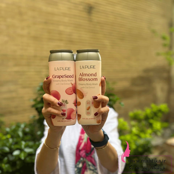 شامپو بدن عمده کرمی دارای سیب سلامت