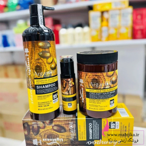 ست ماسک ، شامپو و روغن آرگان لایتنس | آرایشی عمده