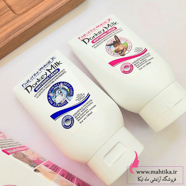 وکالی کرم سفید کننده شیر الاغ وکالی 10ثانیه ای