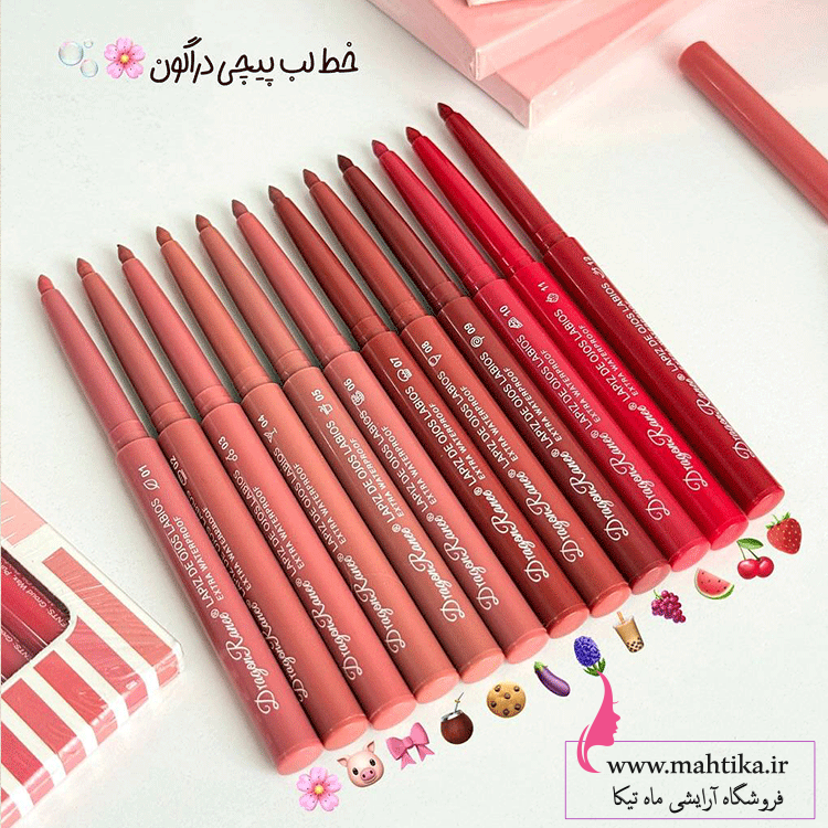 پیچی-دراگونننن قیمت عمده خط لب پیچی دراگون با نوک شمعی