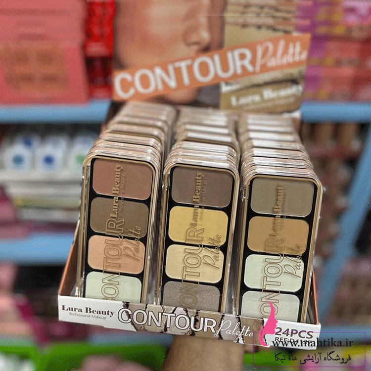 Untitled-1 قیمت خرید عمده پالت کانتور ۴ تایی لورا بیوتی