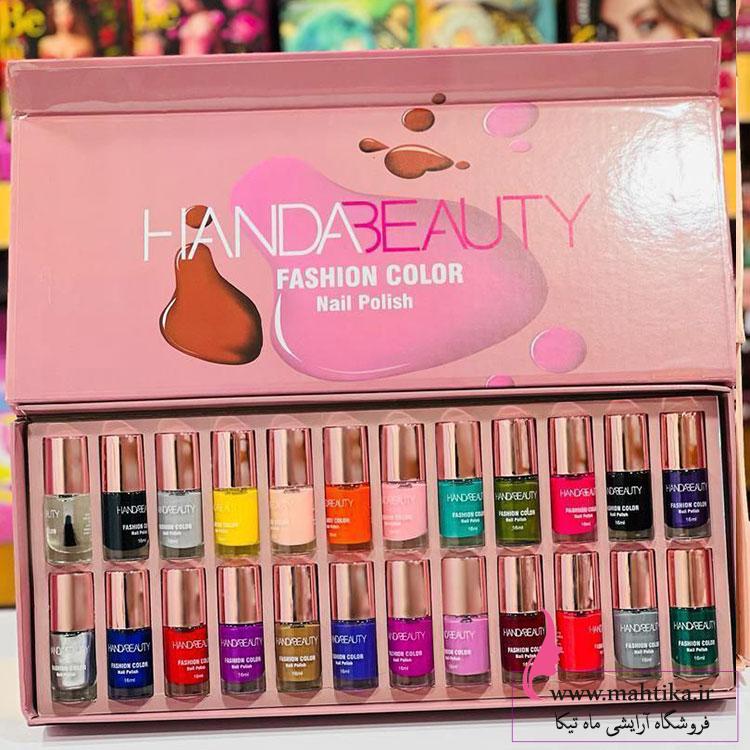 لاک قیمت عمده پک لاک ناخن Handa Beauty