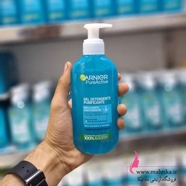 ژل-گارنیر ژل شستشوی صورت گارنیه Garnier Pure Active قیمت عمده