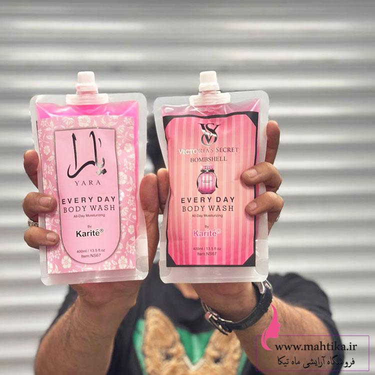 شامپو-بدن-عمده شامپو بدن عمده برند کاریته رایحه ادکلنی