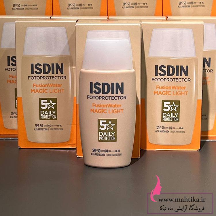 ایزیدیننن قیمت خرید عمده ضدآفتاب ایزدین فیوژن واتر مجیک لایت