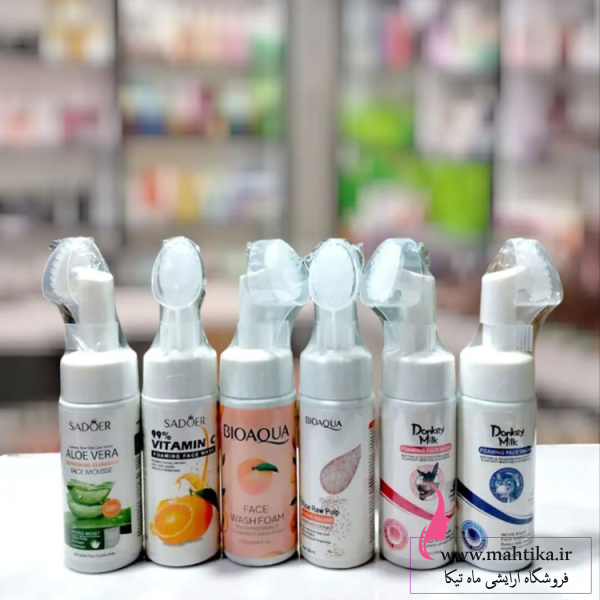 فوم شستشوی صورت برس‌دار | پاک‌کنندگی عمیق و نرمی بی‌نظیر